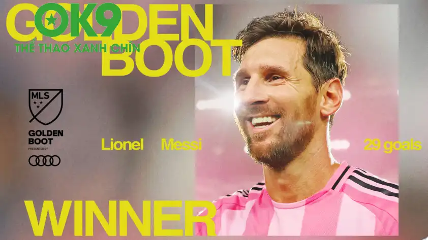 Messi giành danh hiệu Vua phá lưới MLS 2025 Messi giành danh hiệu Vua phá lưới MLS 2025